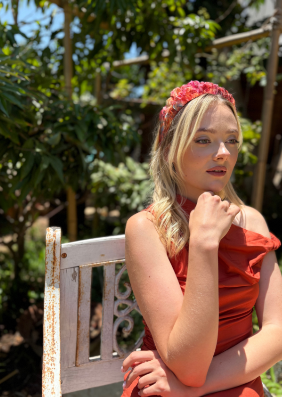 Petite Renee Headband, Orange