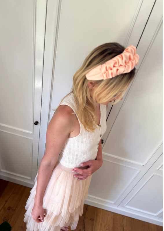 Petite Nemesis Headband, Peach