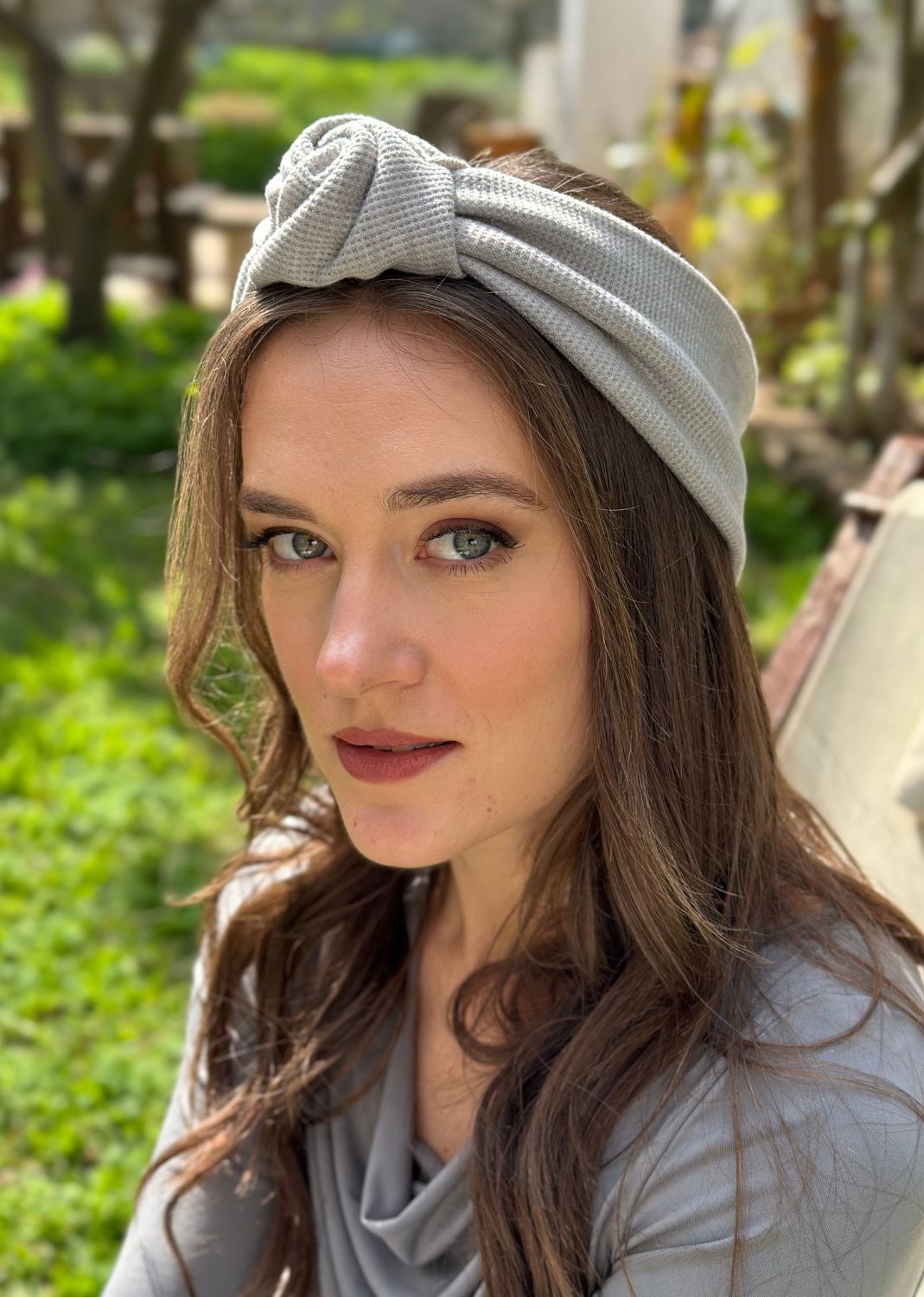 Full Circle Sierra Headband, Gray