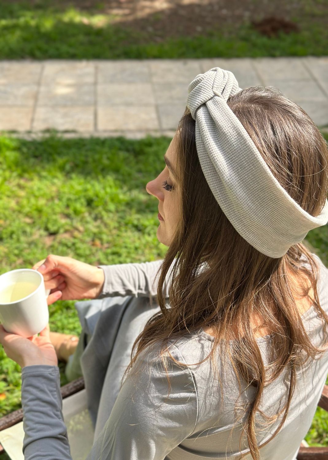 Full Circle Sierra Headband, Gray