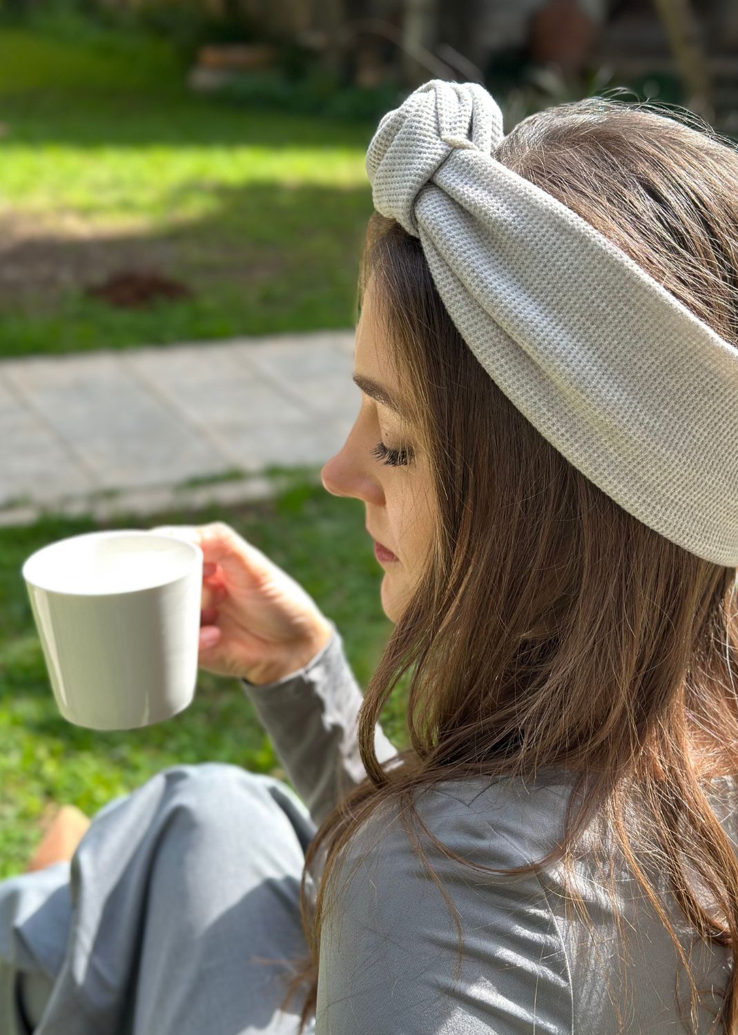 Full Circle Sierra Headband, Gray