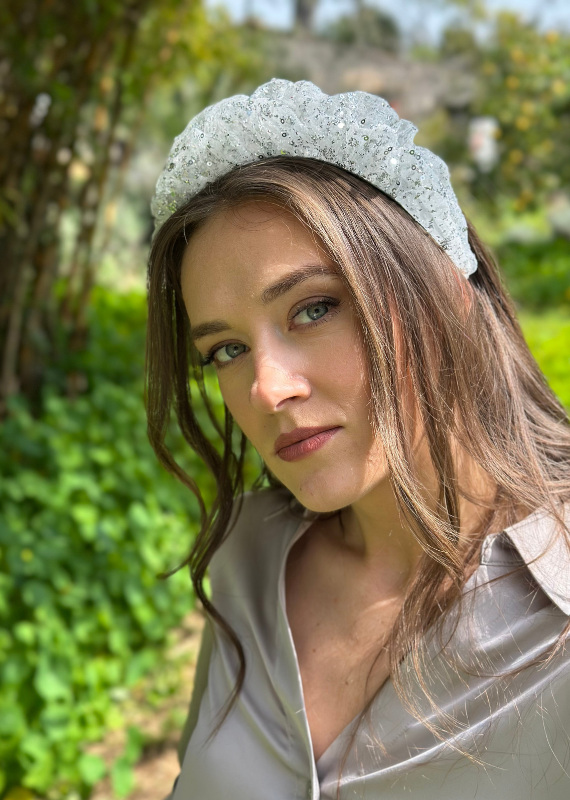 Renee Headband, Silver