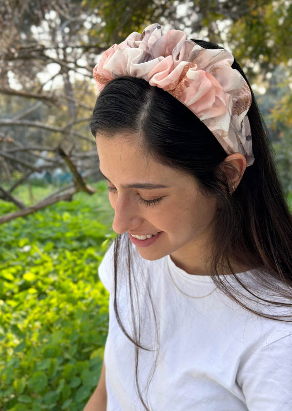 Renee headband, pastel print