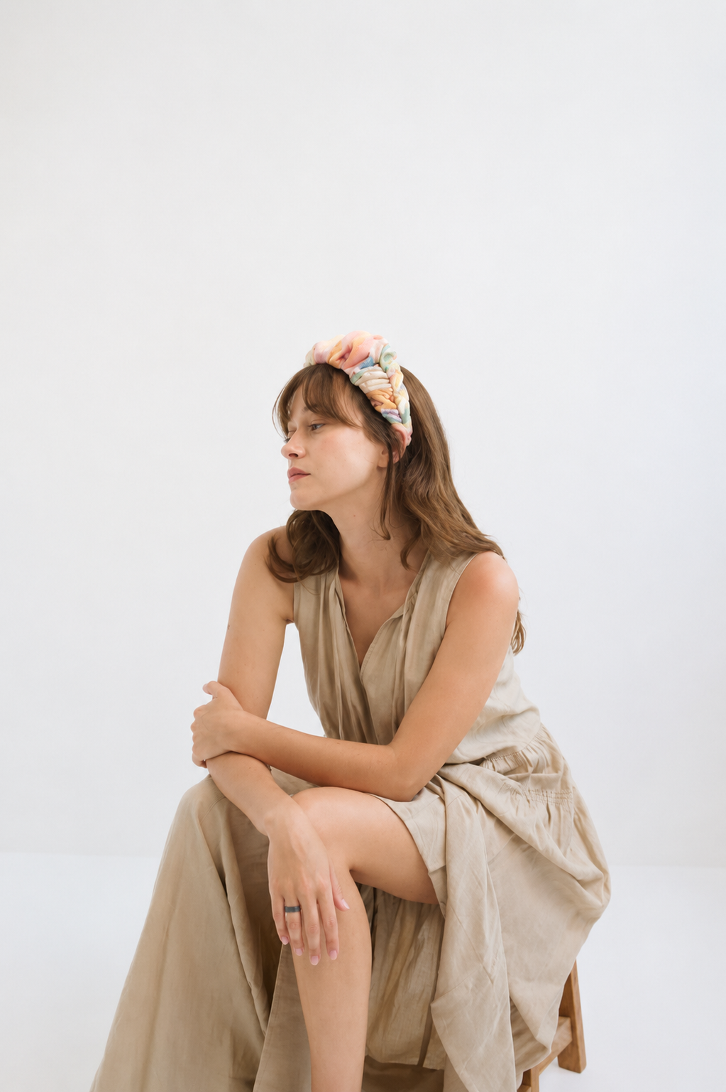 Jan Medium Headband – Clay