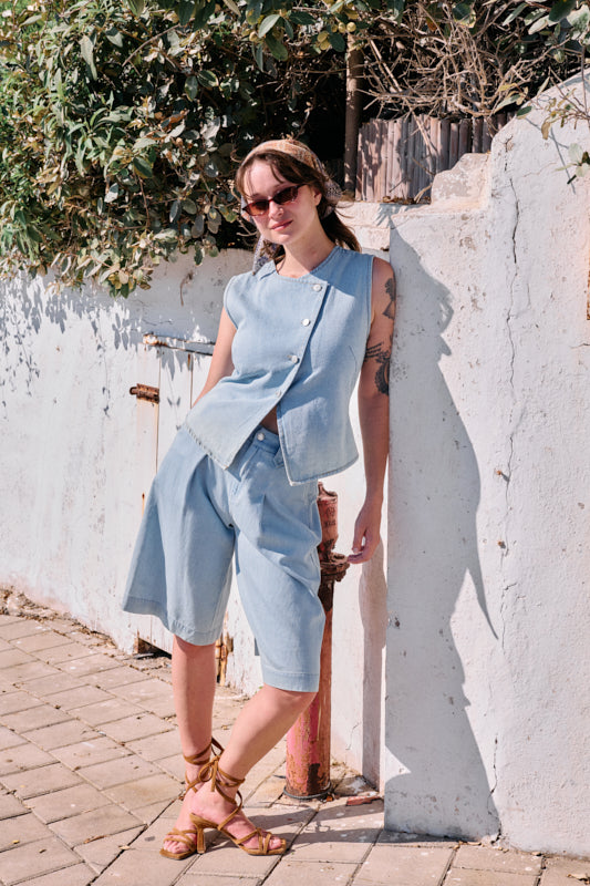 Tahalia Short Headband – Azzurra