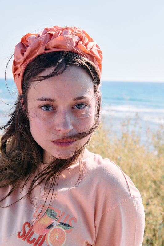 Ellen Medium Headband – Orange