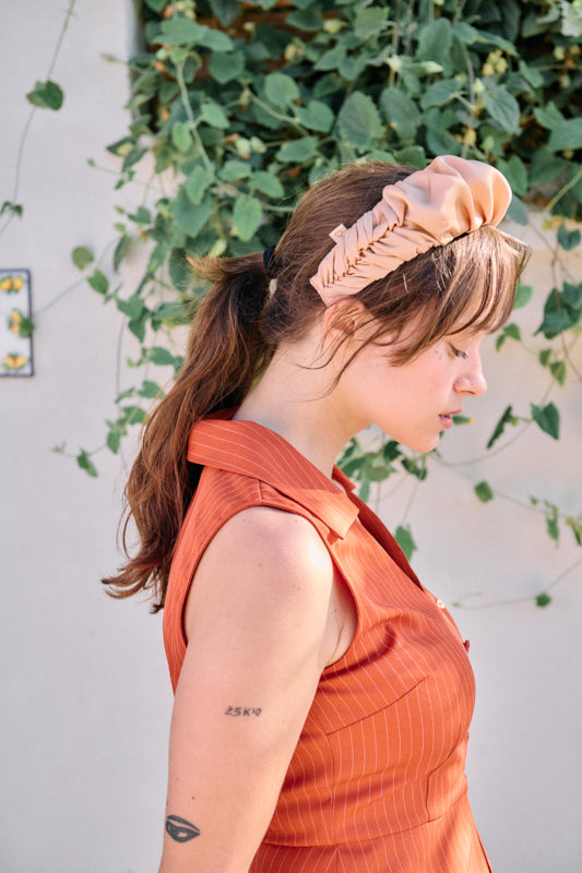 Jan Narrow Headband – White