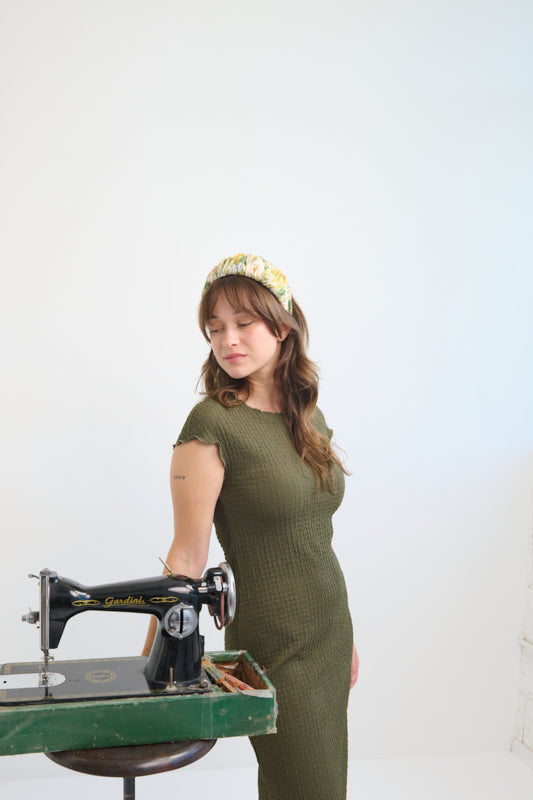 Mila Tie – Olive