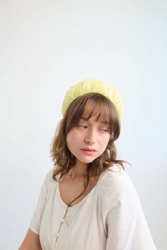 Renne Narrow Headband – Lime