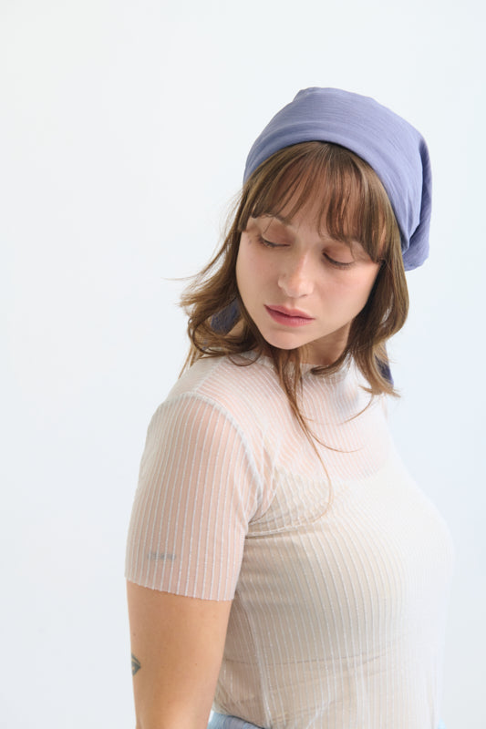 Tahalia Short Headband – Denim