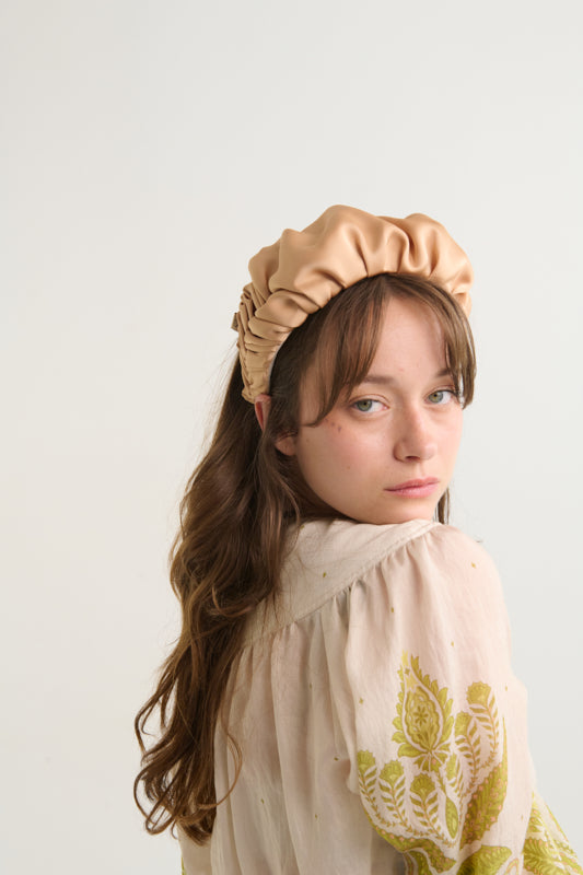 Jan Wide Headband – White