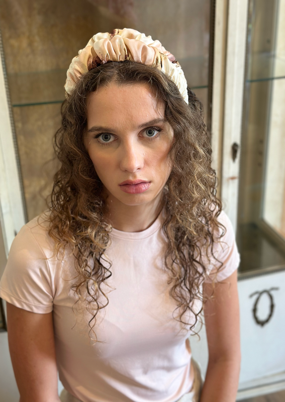 Nemesis Headband, Pink cotton