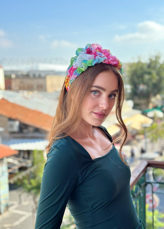 Wide Renee Headband, Israeli Joy
