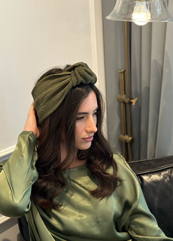 Full Circle Zoe Headband, Olive Green