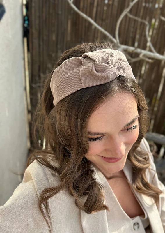 Suf Headband, Camel Corduroy
