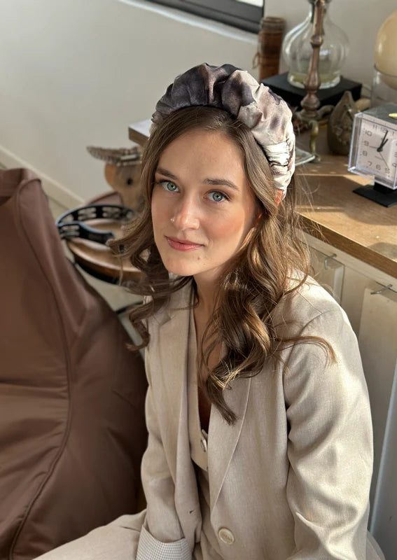 Jan Headband, Granit Print