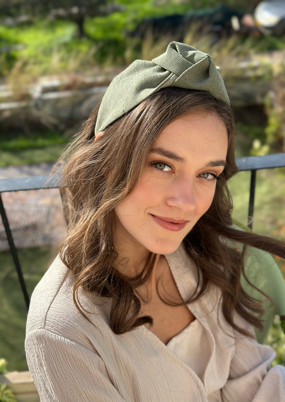 Medium Suf Headband, Sage corduroy