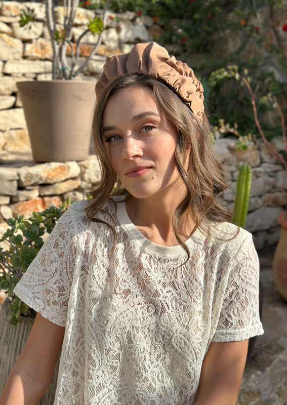 Wide Jan Headband, Camel