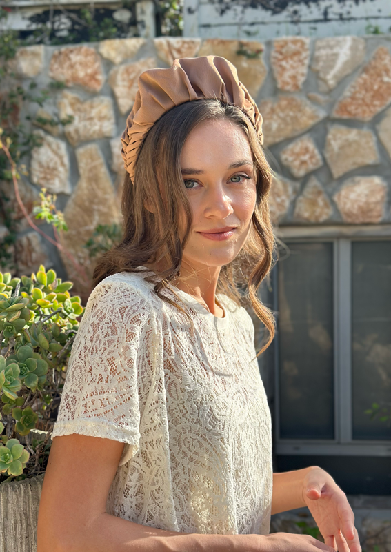 Wide Jan Headband, Camel
