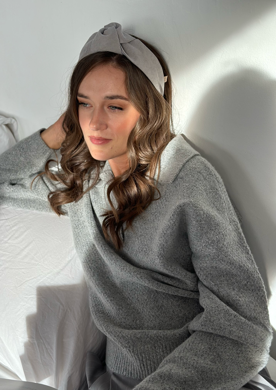 Suf Headband, Gray Corduroy