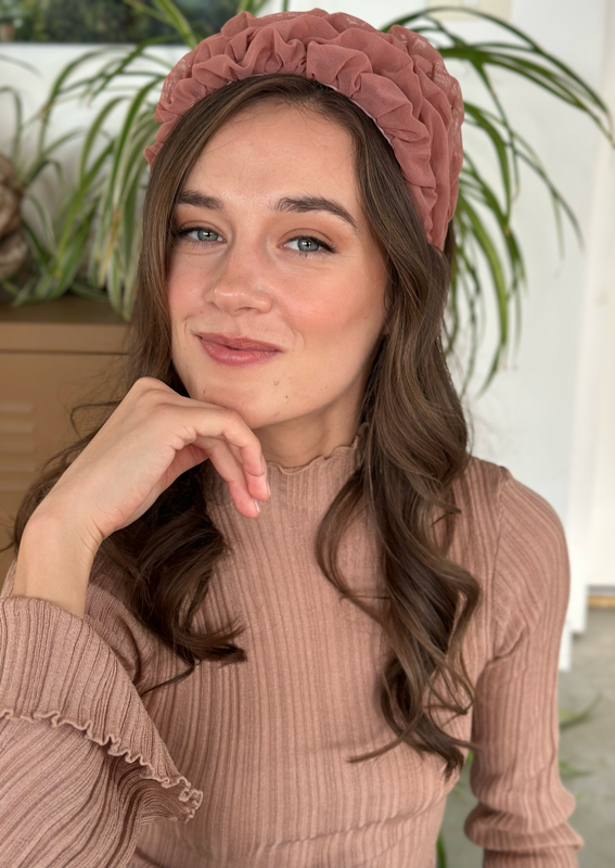 Wide Renee Headband, Pink