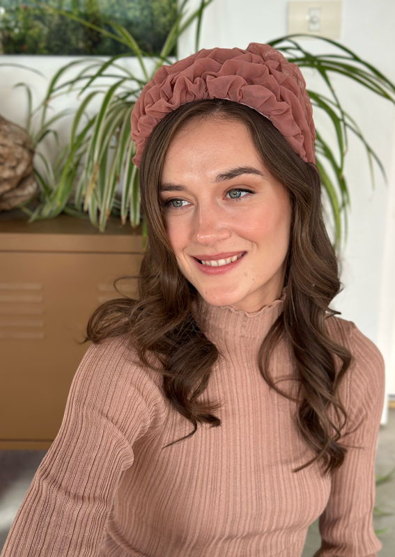 Wide Renee Headband, Pink