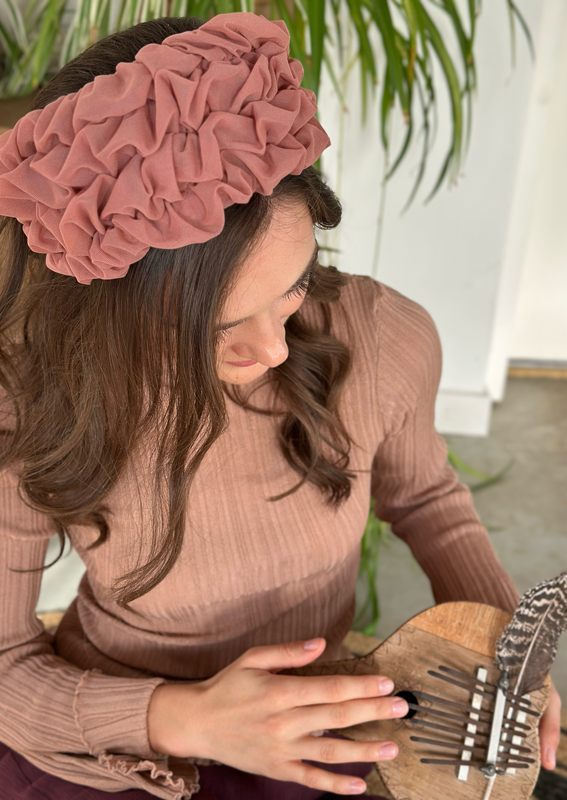 Wide Renee Headband, Pink