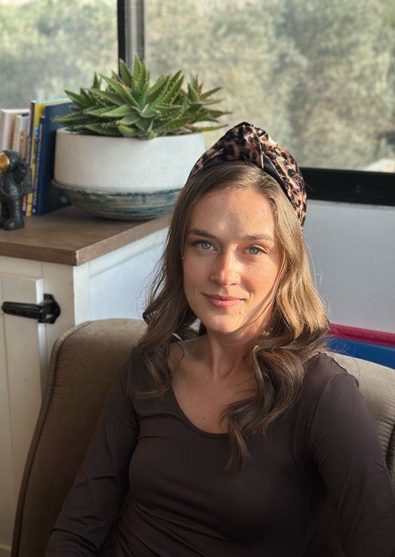 Medium Suf Headband, Leopard velvet