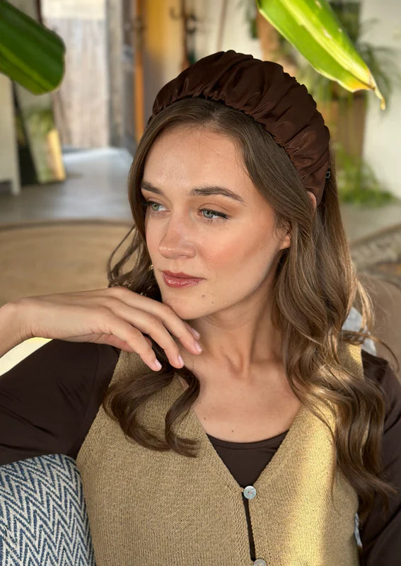 Mila, Tie-in-Back, Chocolate Brown