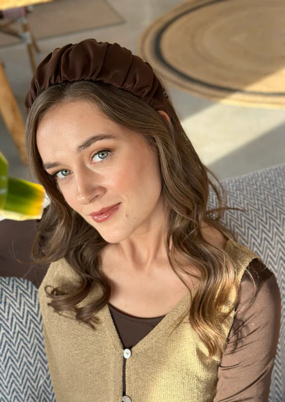 Mila, Tie-in-Back, Chocolate Brown