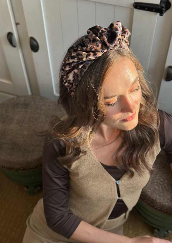 Celine Headband ,Speckled velvet