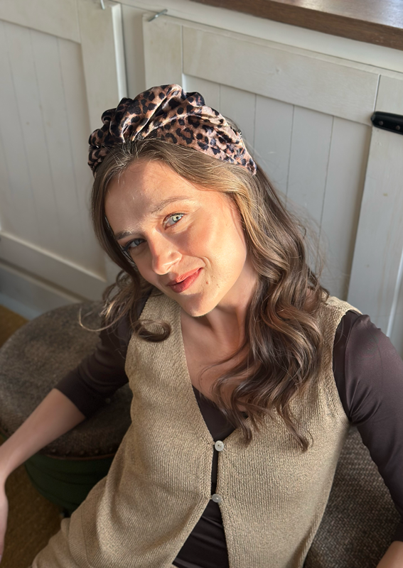 Celine Headband ,Speckled velvet