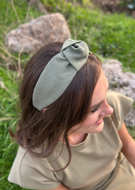 Suf Headband, Sage Corduroy