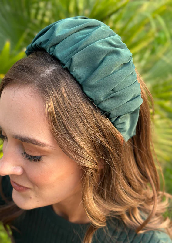 Medium Mila Headband, Forest green