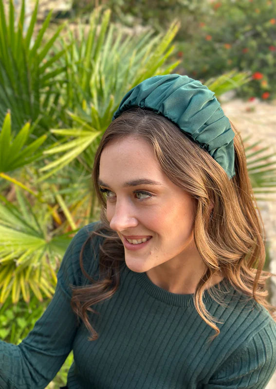 Mila, Tie-in-Back, Forest Green