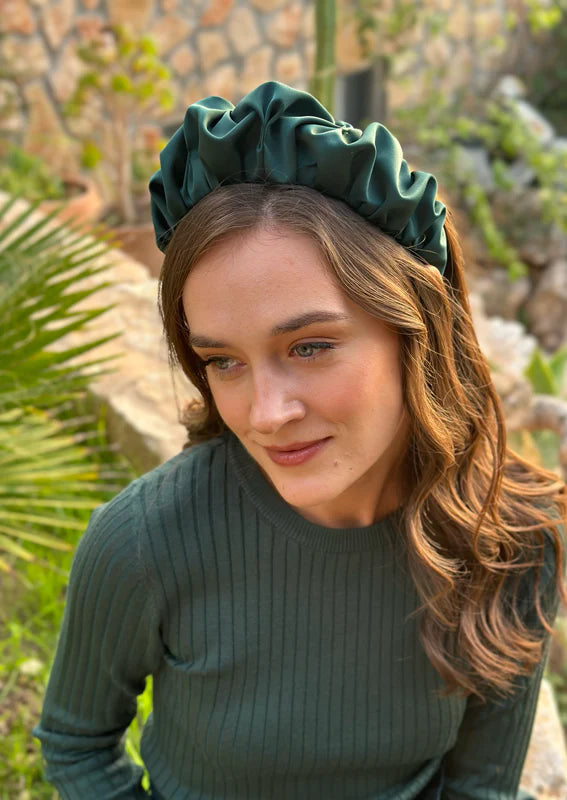 Amur Headband, Forest Green