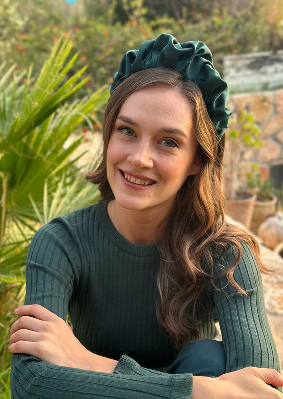 Amur Headband, Forest Green