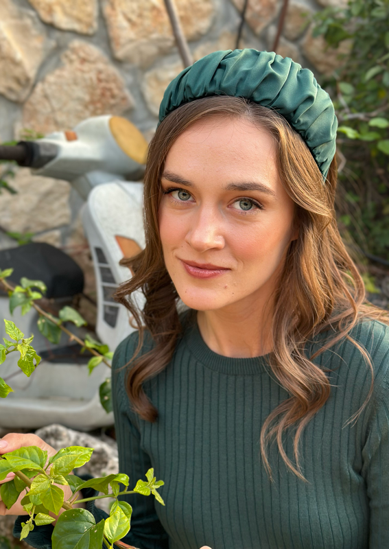 Mila headband, Forest Green