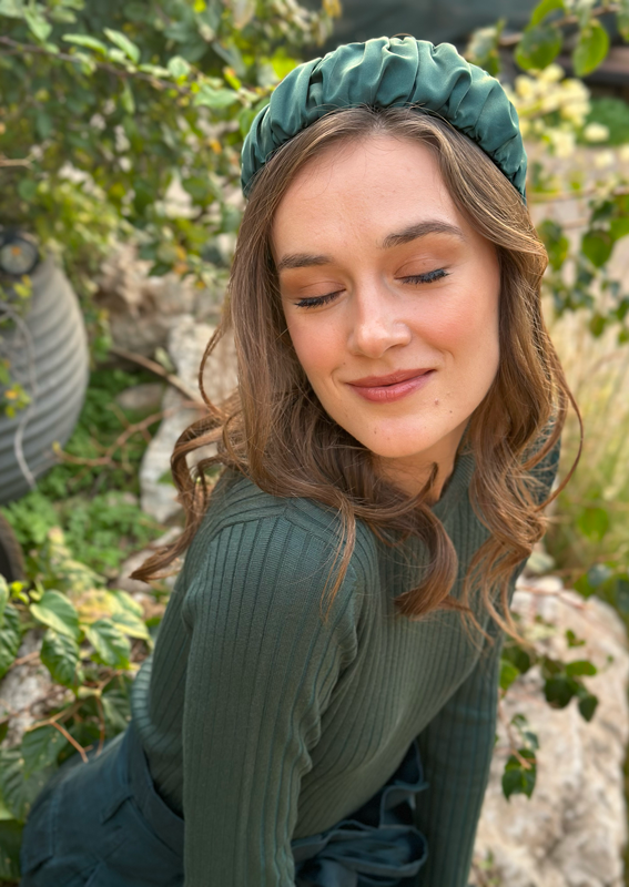 Mila headband, Forest Green