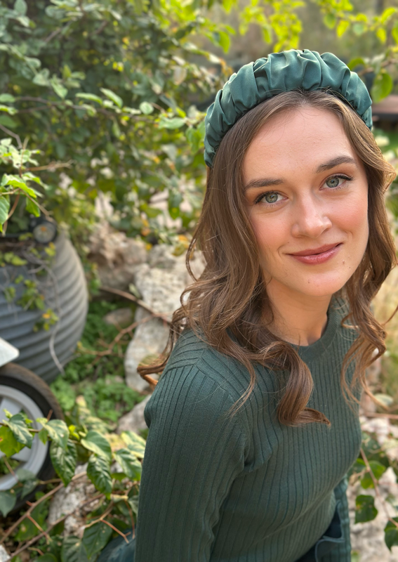 Mila headband, Forest Green