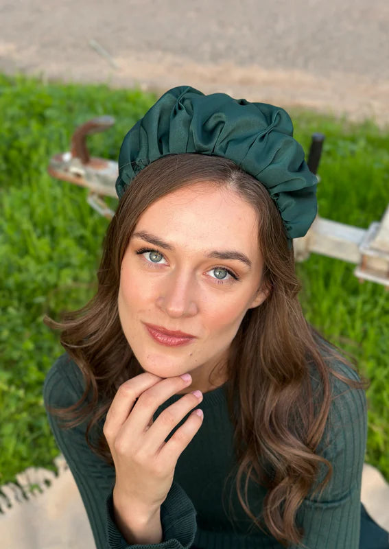 Wide Amur Headband, Forest Green