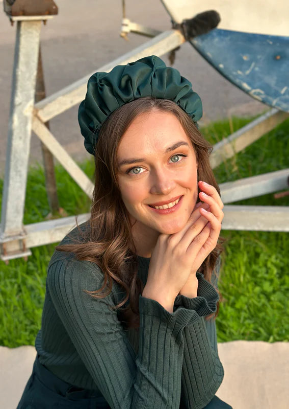 Wide Amur Headband, Forest Green