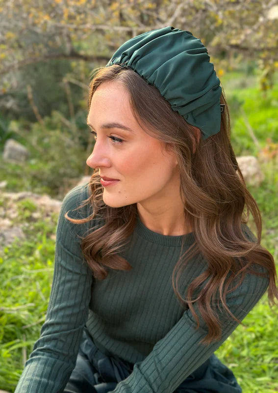 Wide Mila Headband, Forest Green