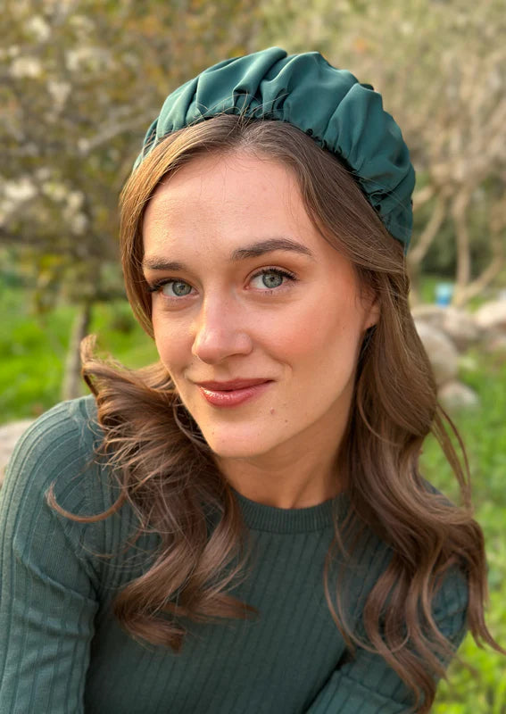 Wide Mila Headband, Forest Green