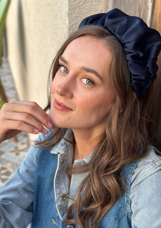 Wide Jan Headband, Blue