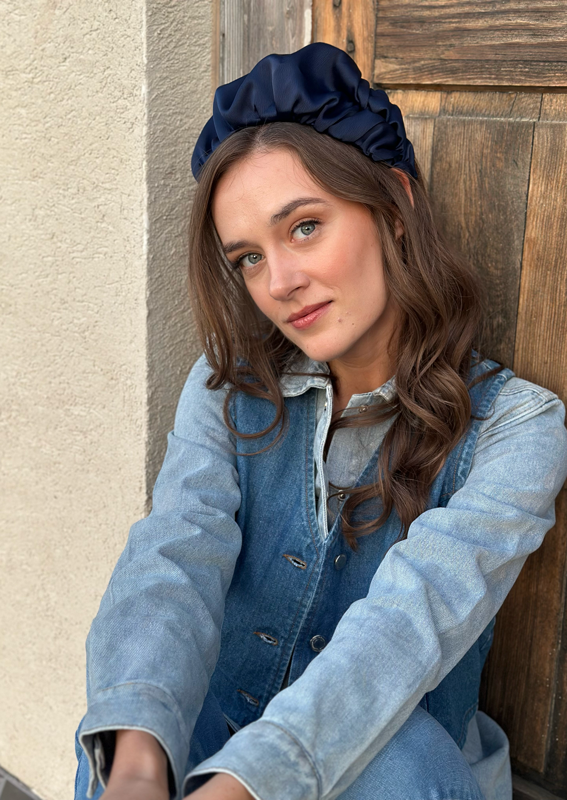 Wide Jan Headband, Blue