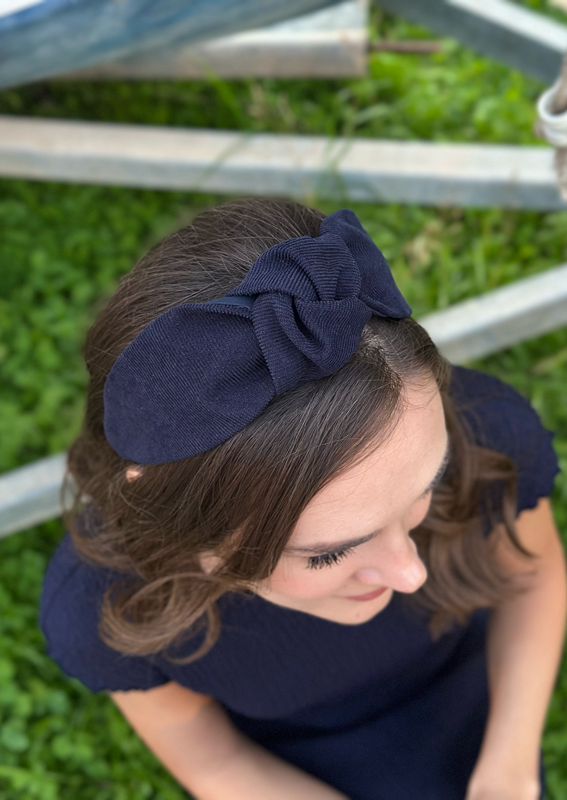 Suf Headband, Blue Corduroy