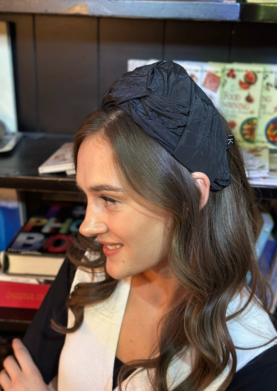 Wide Lune Headband, Black