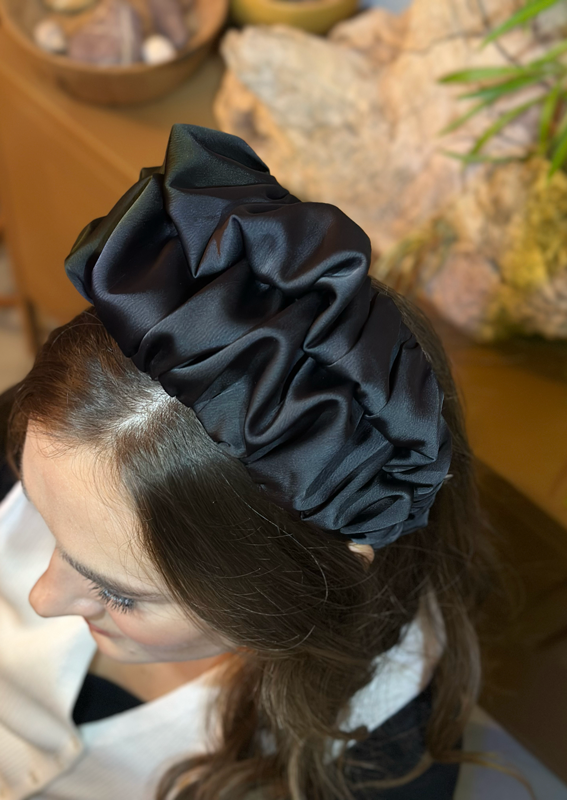 Wide Nemesis Headband, Black
