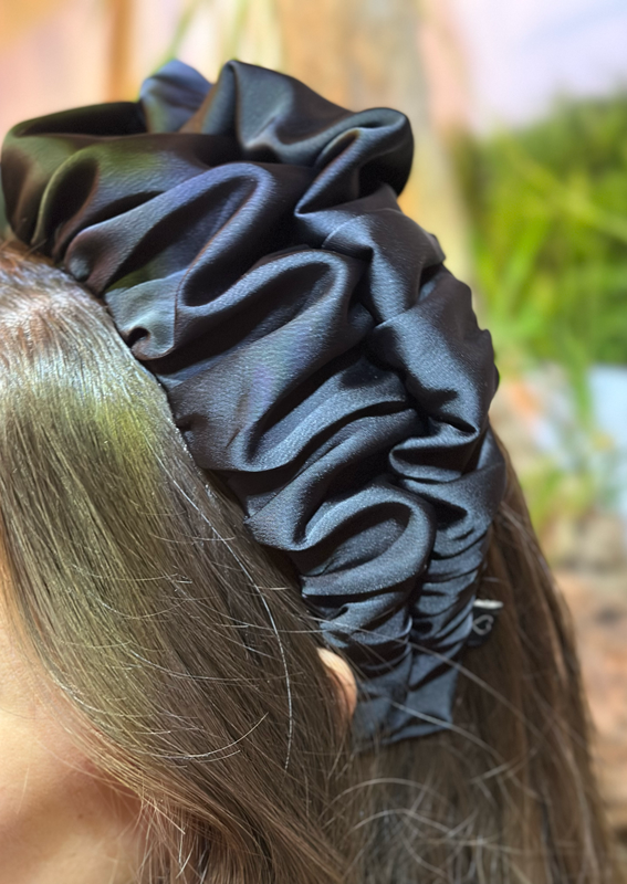 Wide Nemesis Headband, Black